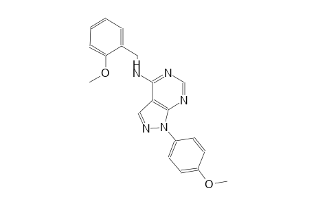 1H-pyrazolo[3,4-d]pyrimidin-4-amine, 1-(4-methoxyphenyl)-N-[(2-methoxyphenyl)methyl]-
