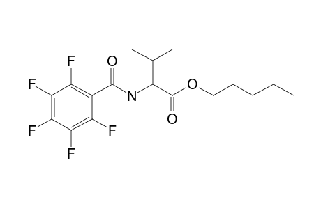 L-Valine, N-pentafluorobenzoyl-, pentyl ester