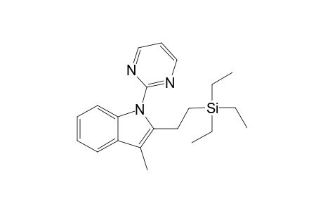 2-{2-(Triethylsilyl)ethyl}-3-methyl-1-(pyrimidin-2-yl)-1H-indole