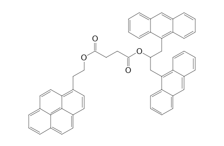 1,3-Di(9-anthryl)-2-propyl 2-(pyren-1-yl)ethyl succinate