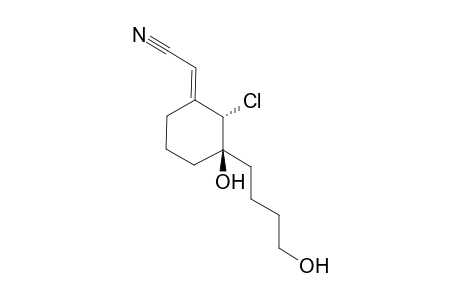(E)-[(2S,3R)-2-Chloro-3-hydroxy-3-(4'-hydroxybutyl)cyclohexylidene]acetonitrile