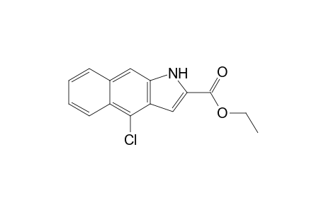 Ethyl 4-chloro-1H-benz[f]indole-2-carboxylate