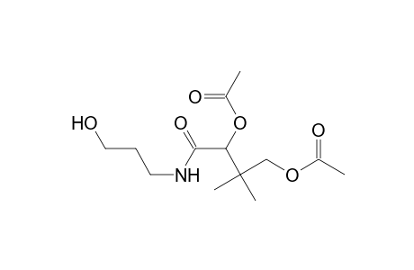N-(hydroxypropyl)-2,4-diacetoxy-3,3-dimethylbutanamide