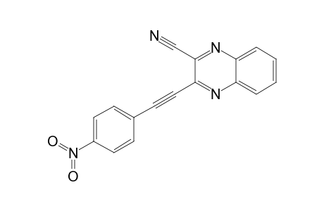 3-((4-Nitrophenyl)ethynyl)quinoxaline-2-carbonitrile