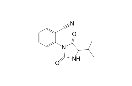 2-(4-Isopropyl-2,5-dioxoimidazolidin-1-yl)benzonitrile