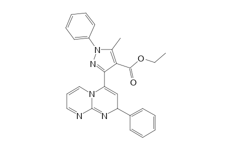 Ethyl 5-methyl-1-phenyl-3-(2-phenyl-2H-pyrimido[1,2-a]pyrimidin-4-yl)-1H-pyrazole-4-carboxylate