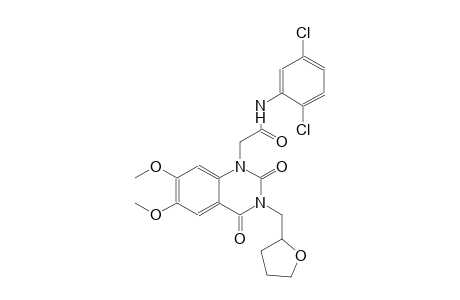 N-(2,5-dichlorophenyl)-2-(6,7-dimethoxy-2,4-dioxo-3-(tetrahydro-2-furanylmethyl)-3,4-dihydro-1(2H)-quinazolinyl)acetamide
