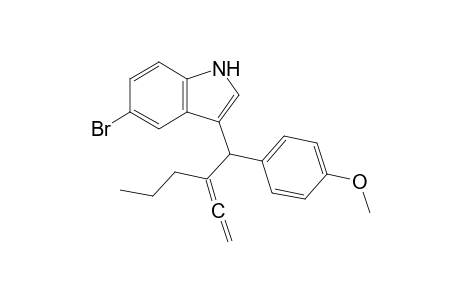 3-[(4-methoxyphenyl)(5-bromo-1H-indol-3-yl)methyl]-1,2-hexadiene