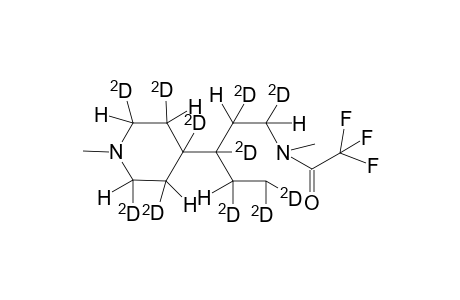 1-Methyl-4-[1-(N-methyl-N-trifluoroacetylaminopent-3-yl)piperidine-D11