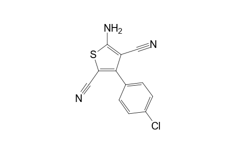 5-Amino-3-(4-chlorophenyl)thiophene-2,4-dicarbonitrile