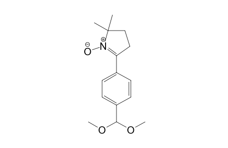 5-[4-(dimethoxymethyl)phenyl]-2,2-dimethyl-1-oxidanidyl-3,4-dihydropyrrol-1-ium