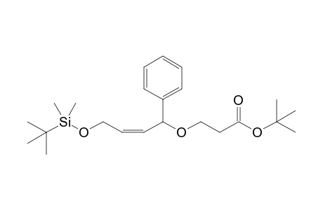 3-[(Z)-4-[tert-butyl(dimethyl)silyl]oxy-1-phenyl-but-2-enoxy]propionic acid tert-butyl ester