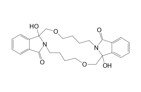 1,1'-Dioxo-3,3'-dihydrotetrahydrodiisoindolo[2,3-a:2',3'-i]-1,9-diaza-4,12-dioxacyclohexadeca-1,9-diene