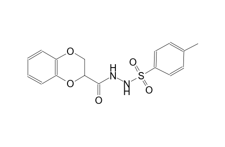 benzenesulfonic acid, 4-methyl-, 2-[(2,3-dihydro-1,4-benzodioxin-2-yl)carbonyl]hydrazide