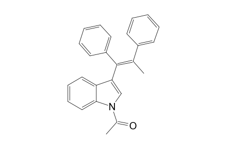 (E)-1-(3-(1,2-Diphenylprop-1-enyl-1H-indol-1-yl)ethanone