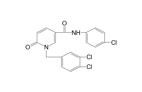 4'-CHLORO-1-(3,4-DICHLOROBENZYL)-1,6-DIHYDRO-6-OXONICOTINANILIDE