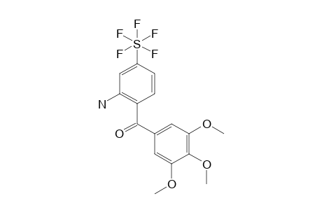 (2-Amino-4-(pentafluorosulfanyl)phenyl)(3,4,5-trimethoxyphenyl)methanone