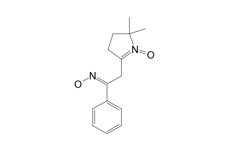5,5-DIMETHYL-2-(2-OXIMINO-2-PHENYLETHYL)-PYRROLINE-1-OXIDE