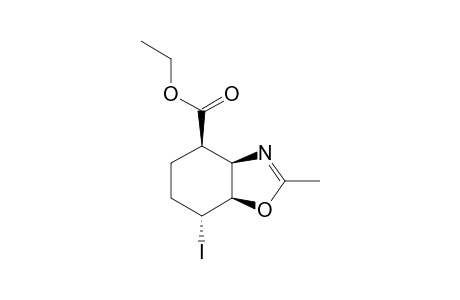 ETHYL-(3AR*,4R*,7R*,7AR*)-7-IODO-2-METHYL-3A,4,5,6,7,7A-HEXAHYDROBENZOXAZOLE-4-CARBOXYLATE