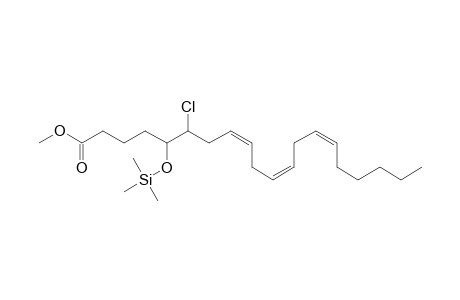 Methyl 5-(trimethylsiloxy)-6-chloroeicosan-8(Z),11(Z),14(Z)-trienoate