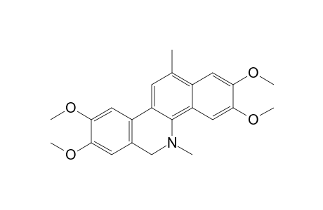 5,12-Dimethyl-2,3,8,9-tetramethoxy-5,6-dihydrobenzo[c]phenanthridine