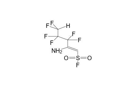 1H,5H-1-FLUOROSULPHONYL-2-AMINOPOLYFLUOROPENT-1-ENE