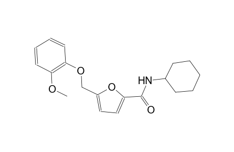 N-cyclohexyl-5-[(2-methoxyphenoxy)methyl]-2-furamide