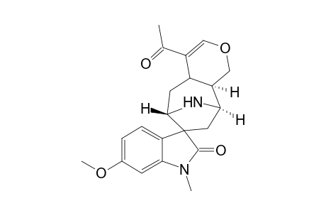 N(6)-Demethylalstrophylline oxyindole