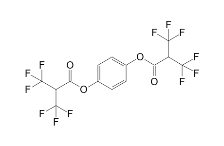 1,4-bis[.alpha.-Hydro-(hexa fluoro)isobutyryloxy]-benzene