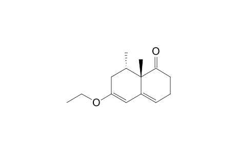 3-Ethoxy-trans-5,6-dimethylbicyclo(4.4.0)dec-1(10),2-dien-7-one