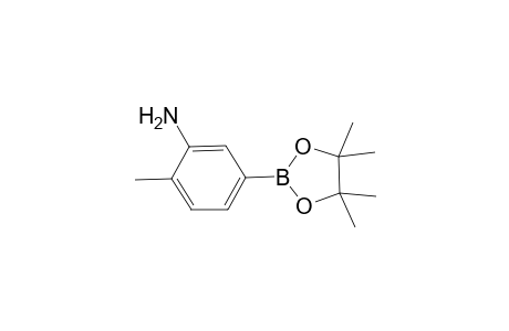 2-Methyl-5-(4,4,5,5-tetramethyl-1,3,2-dioxaborolan-2-yl)aniline