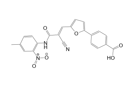 4-{5-[(1E)-2-cyano-3-(4-methyl-2-nitroanilino)-3-oxo-1-propenyl]-2-furyl}benzoic acid