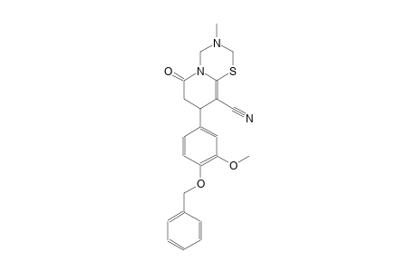 2H,6H-pyrido[2,1-b][1,3,5]thiadiazine-9-carbonitrile, 3,4,7,8-tetrahydro-8-[3-methoxy-4-(phenylmethoxy)phenyl]-3-methyl-6-oxo-