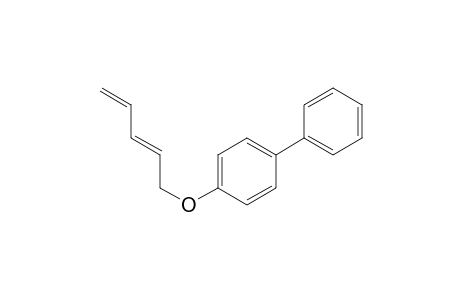 1,1'-Biphenyl, 4-(2,4-pentadienyloxy)-, (E)-