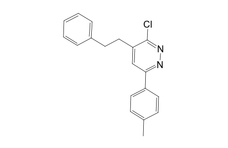 3-Chloro-4-phenethyl-6-p-tolylpyridazine