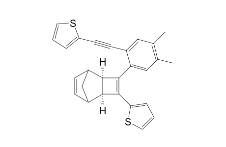 4-[4,5-Dimethyl-2-(2-thiophenylethynyl)phenyl]-3-(2-thiophenyl)tricyclo[4.2.1.0(2,5)]nona-3,7-diene