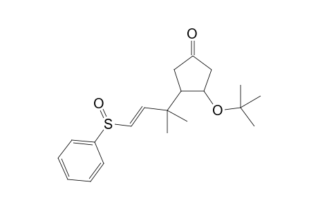 (2'E,3RS,4SR,SsRr)-3-(1,1-dimethylethoxy)-4-[1',1'-dimethyl-3'-(phenylsulfinyl)prop-2'-enyl]cyclopentanone