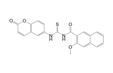 N-(3-methoxy-2-naphthoyl)-N'-(2-oxo-2H-chromen-6-yl)thiourea