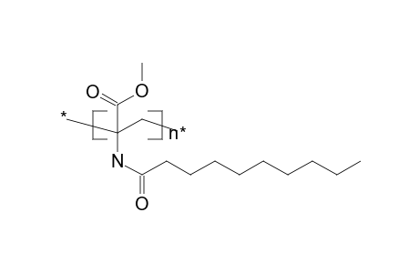 Poly(methyl 2-decanamidopropenoate)