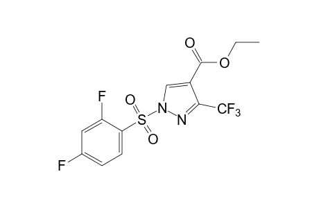 1-[(2,4-difluorophenyl)sulfonyl]-3-(trifluoromethyl)pyrazole-4-carboxylic acid, ethyl ester