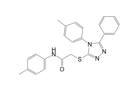 N-(4-methylphenyl)-2-{[4-(4-methylphenyl)-5-phenyl-4H-1,2,4-triazol-3-yl]sulfanyl}acetamide