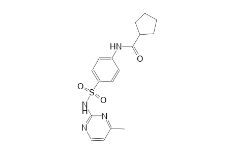 N-(4-{[(4-methyl-2-pyrimidinyl)amino]sulfonyl}phenyl)cyclopentanecarboxamide