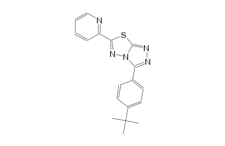 3-(4-tert-butylphenyl)-6-(2-pyridinyl)[1,2,4]triazolo[3,4-b][1,3,4]thiadiazole