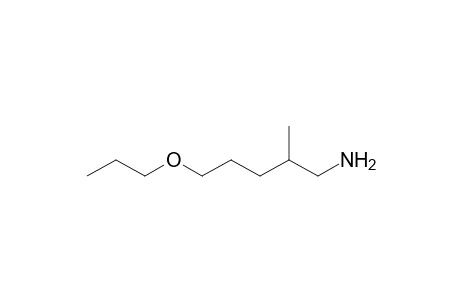 2-Methyl-5-propoxypentan-1-amine