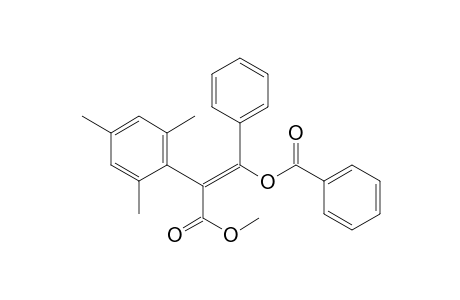 Methyl 3-benzoyloxy-3-phenyl-2-(2,4,6-trimethylphenyl)-2-propenoate
