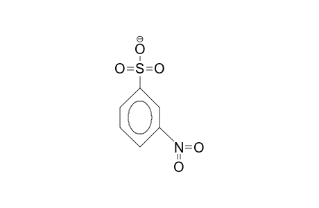 3-Nitro-benzenesulfonic acid, anion