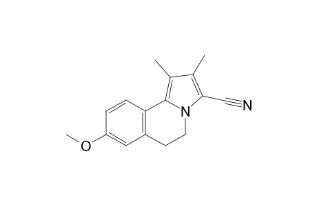8-methoxy-1,2-dimethyl-5,6-dihydropyrrolo[2,1-a]isoquinoline-3-carbonitrile