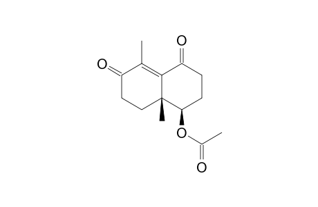 4.beta.-Acetoxy-4a.beta.,8-dimethyl-3,4,4a,5-tetrahydronaphthalene-1(2H),7(6H)-dione
