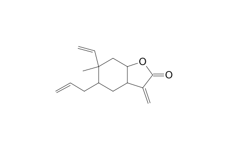 6-endo-ethenyl-6-exo-methyl-3-methylene-2-oxo-5-exopropen-2-yl-2,3,3a,4,5,6,7,7a-octahydrobenzofuran