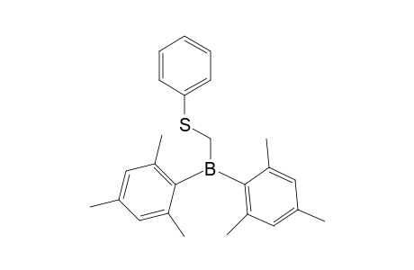 (phenylthio)methyl-bis(2,4,6-trimethylphenyl)borane